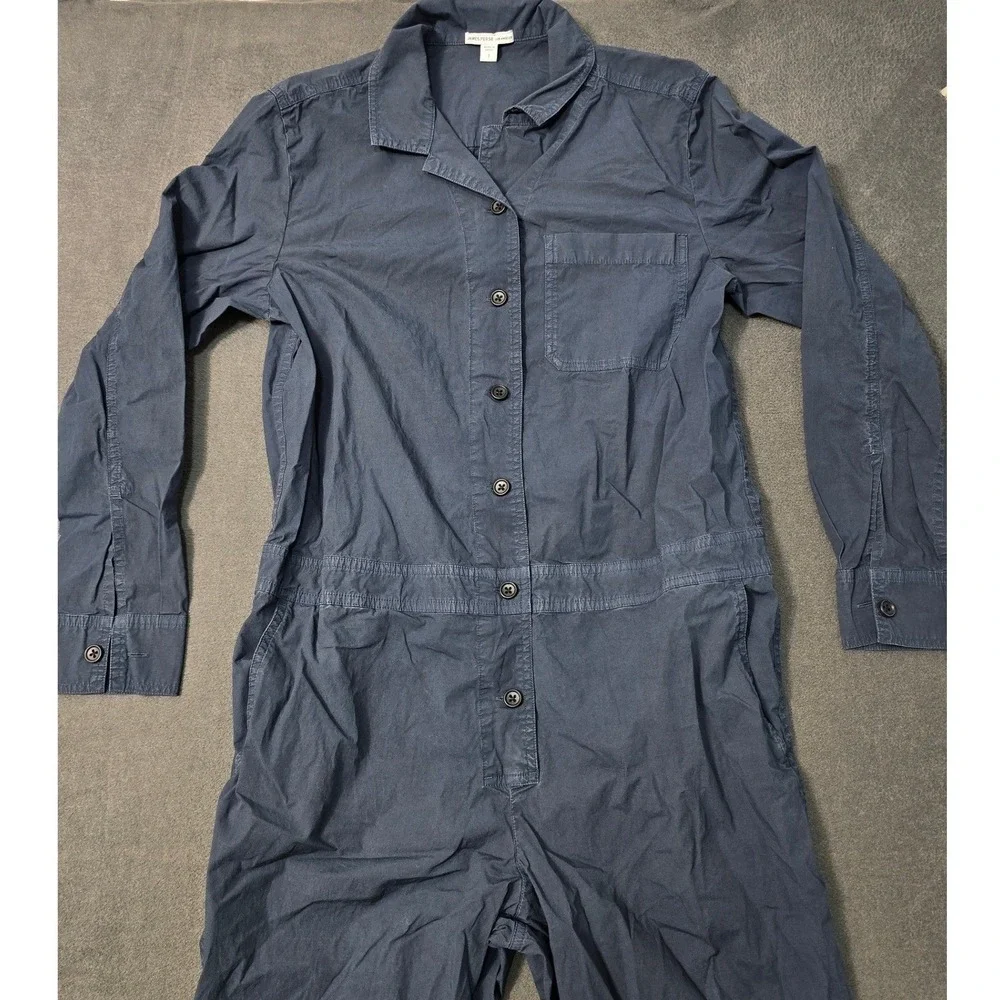 James Perse Los Angeles‎ Women's Jumpsuit Navy Blue Long Sleeve Size 1 Small - Picture 2 of 9